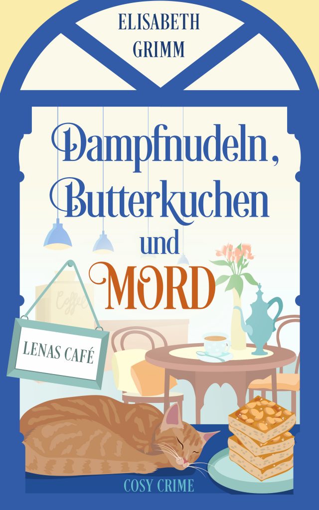 Buchcover des Krimis Dampfnudeln, Butterkuchen und Mord