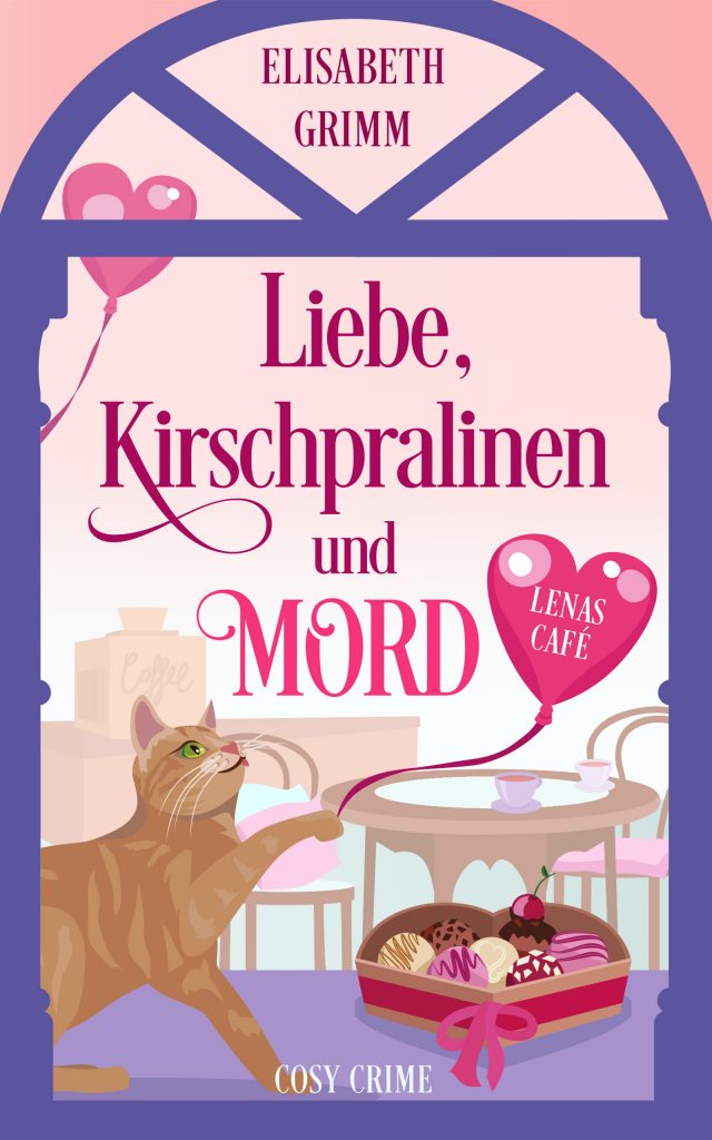 Buchcover des Krimis Liebe, Kirschpralinen und Mord