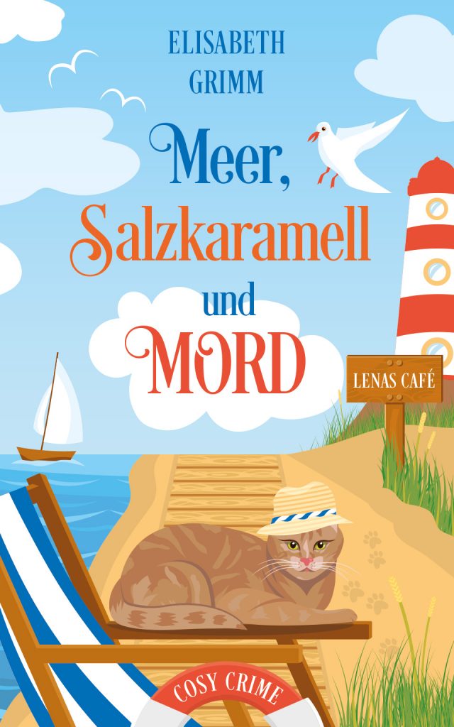 Buchcover des Krimis Meer, Salzkaramell und Mord von Elisabeth Grimm